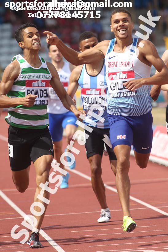 Mens 800 metres, Muller British Championships, Alexander Stadium, Birmingham. Photo: David T. Hewitson/Sports for All Pics